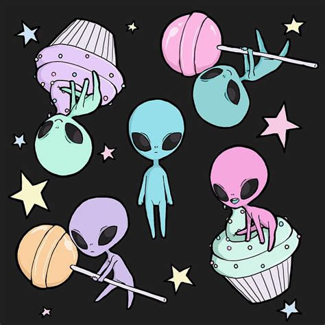 Pastel Cubes. Alien drawings, Alien aesthetic, Art, Cute UFO HD phone wallpaper | Pxfuel