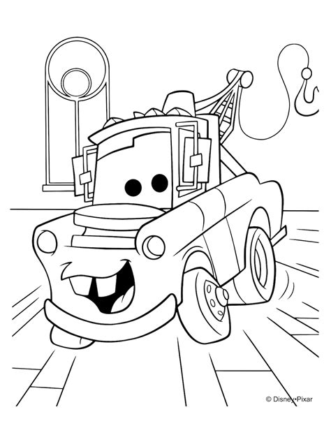 FREE Disney Cars Coloring Pages