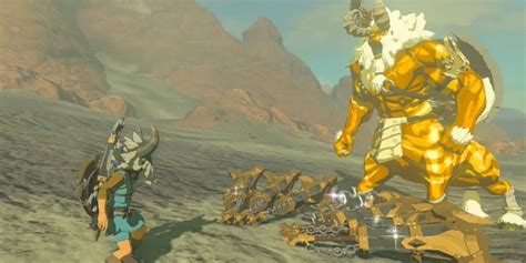 Breath of the Wild Player Fights Two Gold Lynels At Once