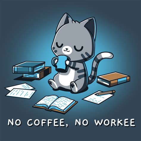 No Coffee, No Workee | Funny, cute, & nerdy t-shirts - TeeTurtle