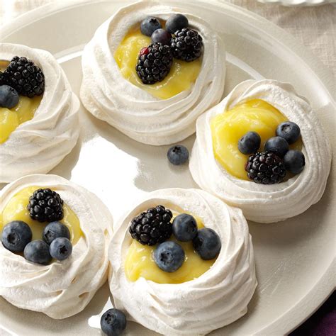 Meringue Shells with Lemon Curd Recipe: How to Make It | Taste of Home