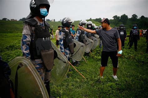 A violent protest, news and daily life in Nepal on Behance