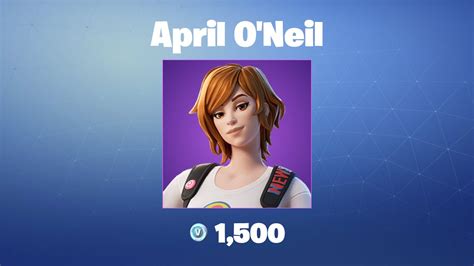 April O'Neil | Fortnite Outfit/Skin - YouTube