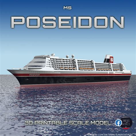 STL file MS POSEIDON - Fictional cruise ship from the 2006 movie 🚢・3D ...