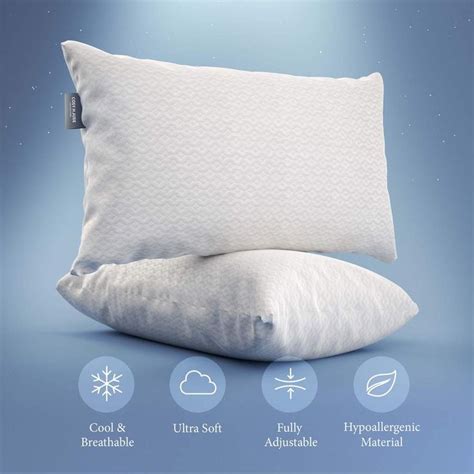 cosy house luxury bamboo pillow - meradoc