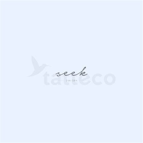 Seek Semi-Permanent Tattoo - Set of 2 – Tatteco