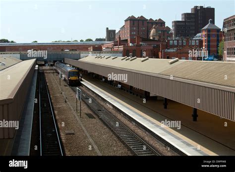 Leicester railway station, Leicestershire, UK Stock Photo - Alamy