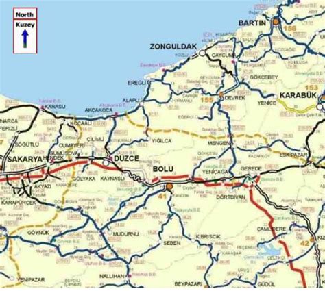 Zonguldak Map - Turkey