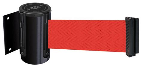 TENSABARRIER, 13 ft Belt Lg, Red, Retractable Belt Barrier - 3YJR3|896 ...