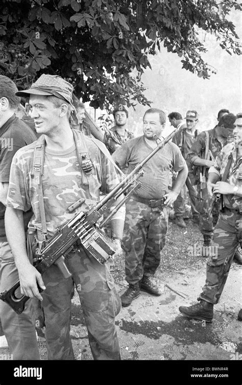 War in Croatia - Croatian army forces in operation Storm Oluja August 1995 Stock Photo - Alamy