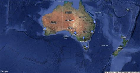 Cricket Stadiums in Australia : Scribble Maps