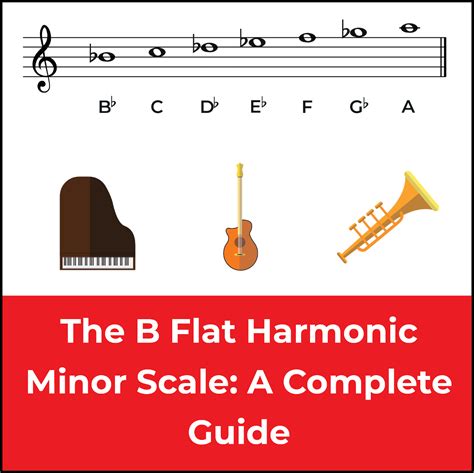 The B Flat Harmonic Minor Scale - A Music Theory Guide