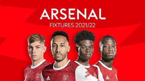 Arsenal: Premier League 2021/22 fixtures and schedule | Football News ...