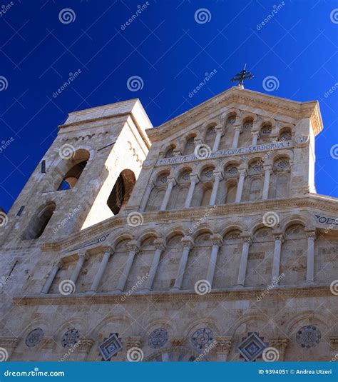 Cagliari Cathedral stock image. Image of agglomeration - 9394051