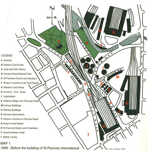 King's Cross in 1999, before the building of St Pancras International ...