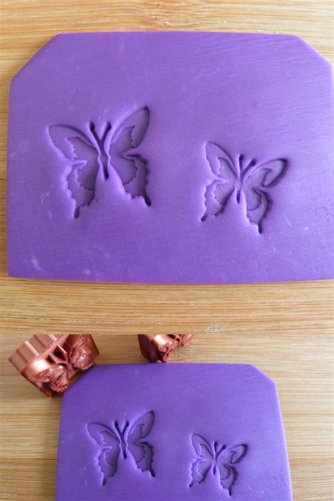 Butterfly stamps | Butterfly stamp, Stamp, Clay