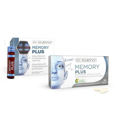 MARNYS® Memory Plus - Drinkable vials and capsules