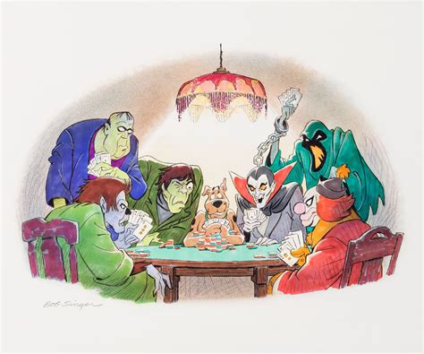 Scooby-Doo and Six Monsters Playing Poker by Bob Singer | Scooby doo ...