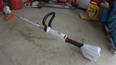 Stihl FSA 56 trimmer - YouTube