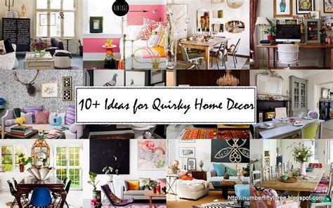 Number Fifty-Three: 10+ Ideas for Quirky Home Decor