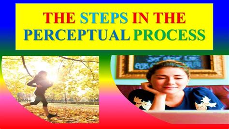 STEPS IN PERCEPTUAL PROCESS - Applied psychology for Nursing - YouTube