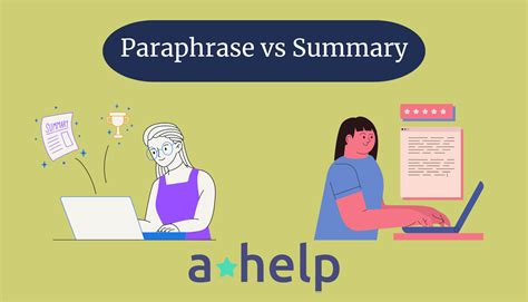 Paraphrase vs Summary: What Is The Difference Between Them?