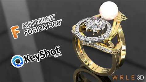 3D jewelry design / R131 - In Fusion 360+KeyshotR131 #neffex #3d # ...