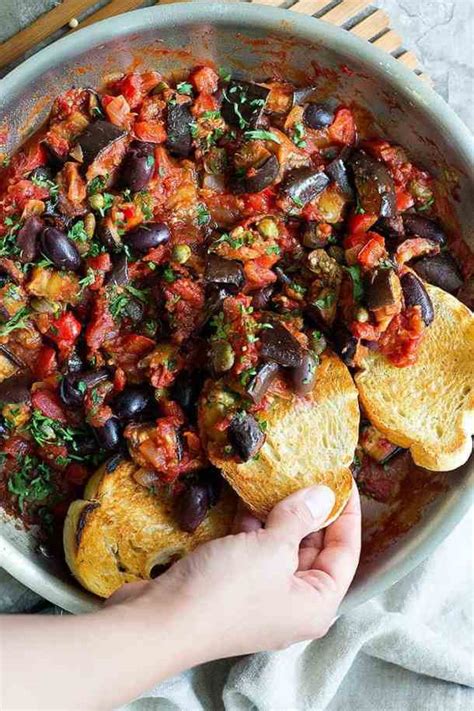 Eggplant Caponata Recipe • Unicorns in the Kitchen