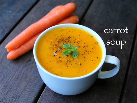 carrot soup recipe | gajar ka soup recipe | cream of carrot soup