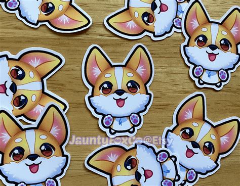 Adorable Happy Corgi Stickers! : r/stickers