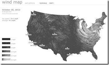 Animated Wind Map | Wind map, Visual map, Information graphics