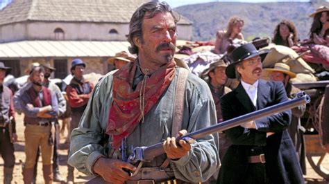 Tom Selleck - QUIGLEY DOWN UNDER (1990) Unusual western - an American cowboy travels to ...