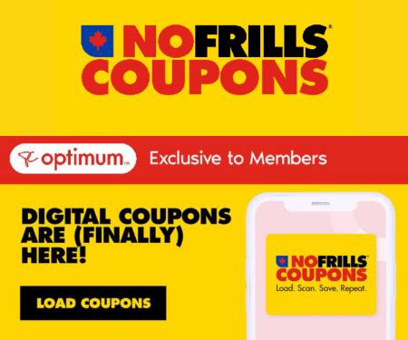 No Frills Digital Coupons