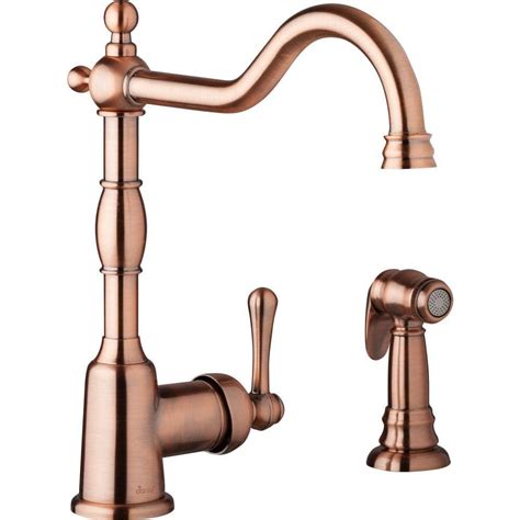 Danze Opulence Single-Handle Standard Kitchen Faucet with Side Spray in ...