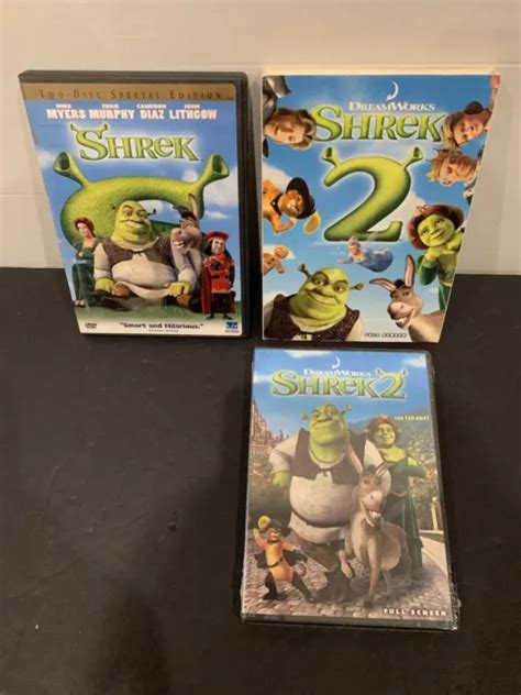 2 DVD LOT: Shrek (VG) & Shrek 2 (NEW), Mike Meyers, Eddie Murphy ...