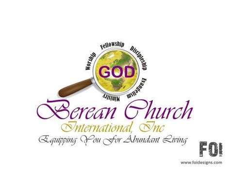 Berean Church International Inc Custom Logo Design, Custom Logos, Church Logo, Nile, Harvest ...