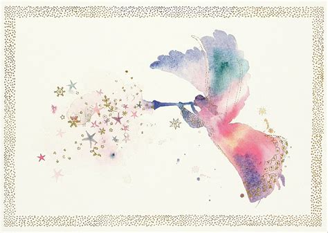 Watercolor Angel Deluxe Boxed Holiday Cards - Etsy