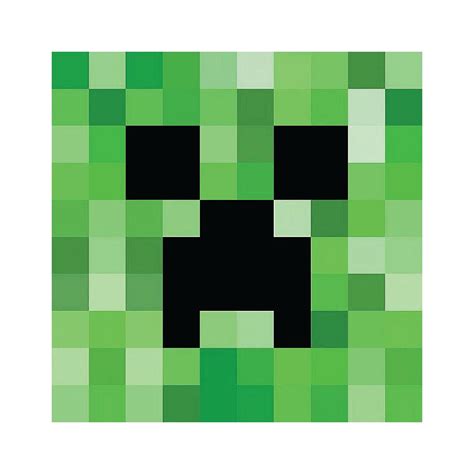 Printable Minecraft Creeper Face
