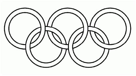 Olympic Rings Coloring Pages - Coloring Home