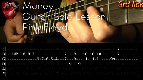 Money Guitar Solo Lesson - Pink Floyd (with tabs) - YouTube