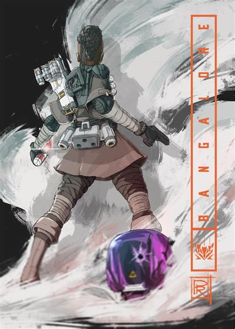 Bangalore art I made : r/apexlegends