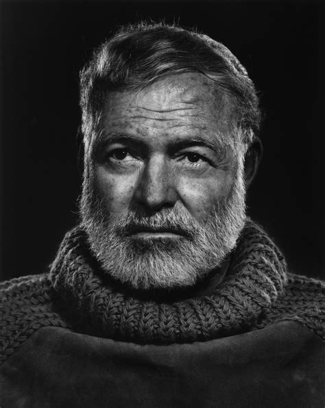 Ernest Hemingway – Yousuf Karsh