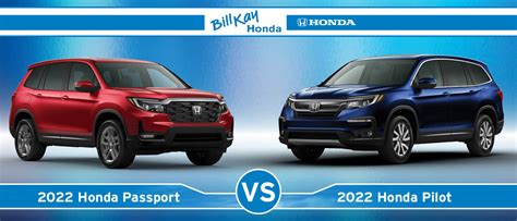 2022 Honda Passport vs. Pilot | Interior Features & Specs Compared