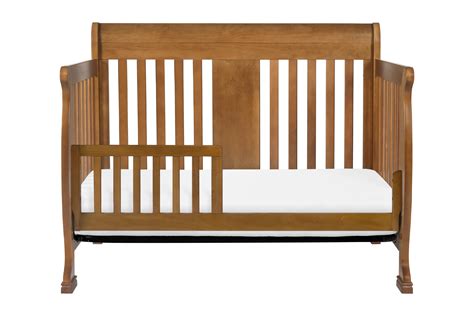 DaVinci Porter 4-in-1 Convertible Crib with Toddler Bed Conversion Kit in Chestnut Finish ...