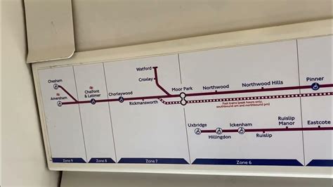 London Underground Metropolitan line Stations list & map - YouTube