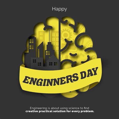 Free Vector | Engineers day concept