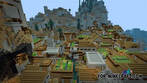 Infinite Villages Map for Minecraft PE 1.13