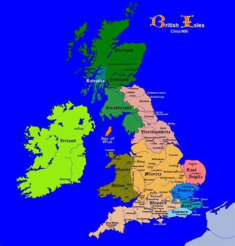 Map Of The British Isles | World Map 07