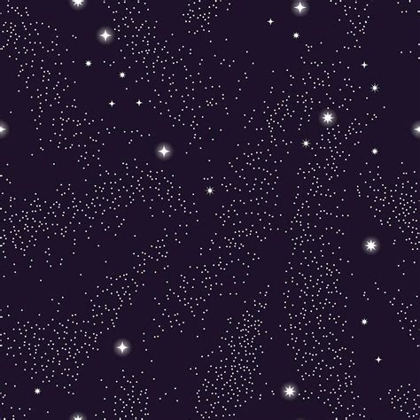 Universe with planets and stars seamless pattern, cosmos starry night sky Digital Art by Jelena ...