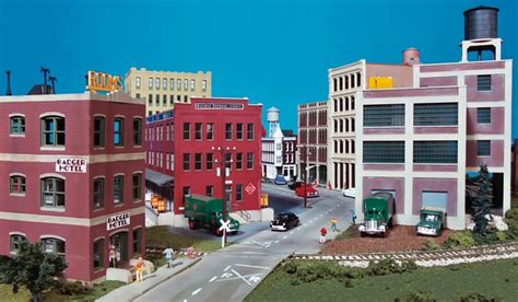 Building HO Model Railroad City Streets Using Walthers Cornerstone Kits ...